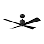Visual Comfort Launceton 44" 4 Blade Indoor Ceiling Fan Midnight Black