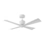 Visual Comfort Launceton 44" 4 Blade Indoor Ceiling Fan Matte White