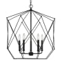 Visual Comfort Zarra 5 Light 23" Wide Taper Candle Chandelier Midnight Black