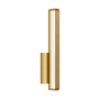 Visual Comfort Banda 13" Tall LED Bathroom Sconce 277 Volts Natural Brass