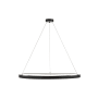 Visual Comfort Bodiam Single Light 48" Wide LED Ring Chandelier Antique Bronze / 3000K