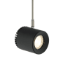 Visual Comfort Burk 4" Wide LED Mini Pendant with 90 CRI, 3000K, 20 Degree Beam Spread, and 3 Inch Downrod Black