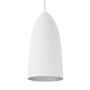 Visual Comfort Mini-Signal Single Light 4-1/8" Wide FreeJack Pendant with Spun Aluminum Shade Satin Nickel / Rubberized White / Platinum