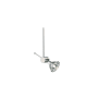 Visual Comfort FreeJack Sprocket Low-Voltage Head with Removable Handle and 6" Stem Satin Nickel