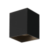 Visual Comfort Exo Single Light 6-3/32" High Integrated LED Flush Mount Ceiling Fixture with 277V Matte Black / Black Trim / 20 Beam Spread