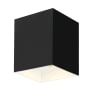 Visual Comfort Exo Single Light 6-3/32" High Integrated LED Flush Mount Ceiling Fixture with 277V Matte Black / White Trim / 20 Beam Spread