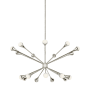 Visual Comfort Lody 18 Light 31" Wide LED Chandelier Polished Nickel / 3000K