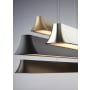 Visual Comfort Zhane 49" 1 Light Linear Suspension LED Chandelier Black