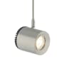 Visual Comfort Burk 4" Wide 3000K LED Mini Shaded Pendant Satin Nickel