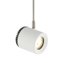 Visual Comfort Burk 4" Wide 3000K LED Mini Shaded Pendant White