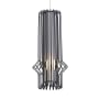 Visual Comfort Mini Syrma LED Mini Pendant with Shade Satin Nickel / Matte Black / 3000K