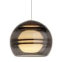 Visual Comfort Sedona LED Mini Pendant Smoke Shade with Satin Nickel Finish