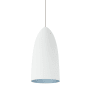 Visual Comfort Mini-Signal Mini Pendant with Tapered Shade Rubberized White / Blue