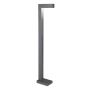 Visual Comfort Single Strut 5" Wide 120, 277V Integrated LED Bollard Path Light Charcoal / 2700K