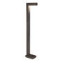 Visual Comfort Single Strut 5" Wide 120, 277V Integrated LED Bollard Path Light Bronze / 2700K