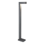 Visual Comfort Single Strut 5" Wide 120, 277V Integrated LED Bollard Path Light Charcoal / 3000K