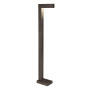 Visual Comfort Single Strut 5" Wide 120, 277V Integrated LED Bollard Path Light Bronze / 3000K