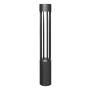 Visual Comfort Single Turbo 6" Wide 120, 277V LED Bollard Shaded Path Light Black / 4000K