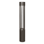 Visual Comfort Single Turbo 120, 277V LED Bollard Path Light Bronze / 4000K / 20 Degree Narrow