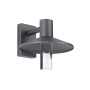 Visual Comfort Ash 12" Tall LED Shaded Wall Sconce Charcoal