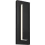 Visual Comfort Aspen 15" Tall LED Outdoor Wall Sconce Clear / Black