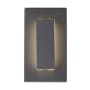 Visual Comfort Aspen 8" Tall LED Outdoor Wall Sconce Charcoal