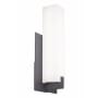 Visual Comfort Cosmo 18" High Integrated LED Wall Sconce Charcoal / 3000K