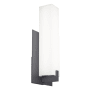 Visual Comfort Cosmo 18" High Integrated LED Wall Sconce Charcoal / 4000K
