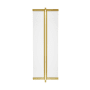 Visual Comfort Rohe 25" Tall LED Column Floor Lamp Natural Brass