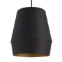 Visual Comfort Allea 13" Wide Pendant Black/Gold