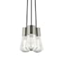 Visual Comfort Alva 9" Wide LED Mini Pendant Satin Nickel