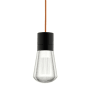 Visual Comfort Alva 3 Light 4" Wide LED Multi Light Pendant with Purple Cord - 3000K Black