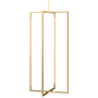 Visual Comfort Kenway 4 Light 11" Wide LED Pendant Natural Brass