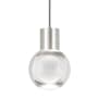 Satin Nickel / Black Cord