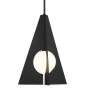 Visual Comfort Orbel 18" Wide Pendant Nightshade Black