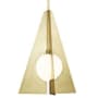 Visual Comfort Orbel 18" Wide Pendant Natural Brass