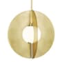 Visual Comfort Orbel 22" Wide LED Pendant Natural Brass