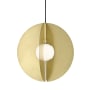 Visual Comfort Orbel Single Light 16" Wide Pendant Aged Brass