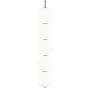 Visual Comfort Orbet 3" Wide LED Mini Pendant Natural Brass