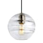 Visual Comfort Sedona Single Light 7-1/2" Wide Mini Pendant Satin Nickel / Clear
