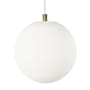 Visual Comfort Sedona 8" Wide LED Mini Pendant with Frosted White Shade and LED Bulb Satin Nickel