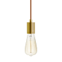 Visual Comfort SoCo 2" Wide Natural Brass Mini Pendant Copper