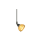 Visual Comfort Wall MonoRail Tilt Flexible Minimalist Low-Voltage Head with Multiple Accessory Options and 2" Stem Antique Bronze