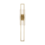 Visual Comfort Duelle 28" Tall LED Wall Sconce -277 Natural Brass
