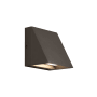 Visual Comfort Pitch Single Light 5" High Integrated LED Outdoor Wall Sconce - 277V - ADA Compliant Gray
