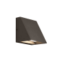 Visual Comfort Pitch Single Light 5" High Integrated LED Outdoor Wall Sconce - 277V - ADA Compliant Bronze