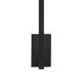 Visual Comfort Stagger 64" Tall LED Wall Sconce Nightshade Black
