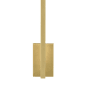 Visual Comfort Stagger 64" Tall LED Wall Sconce Natural Brass