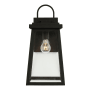 Visual Comfort Founders 18" Tall Outdoor Wall Sconce Black