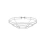 Visual Comfort Barn Light Small Cage Accessory White